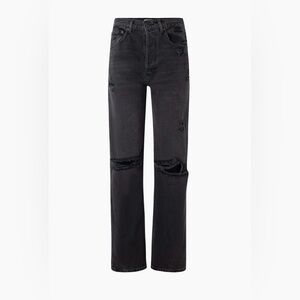 Boyish Ziggy High Rise Relaxed Jeans in Black/Gray (women’s jeans)